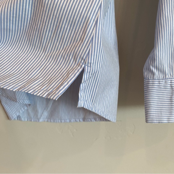 VINEYARD VINES Crystal Blue Mini Stripe Classic Dress Shirt - Picture 6 of 8